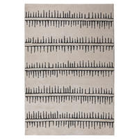 WEBTEPPICH 200/290 cm Schwarz, Weiß  - Schwarz/Weiß, MODERN, Textil (200/290cm) - Xora