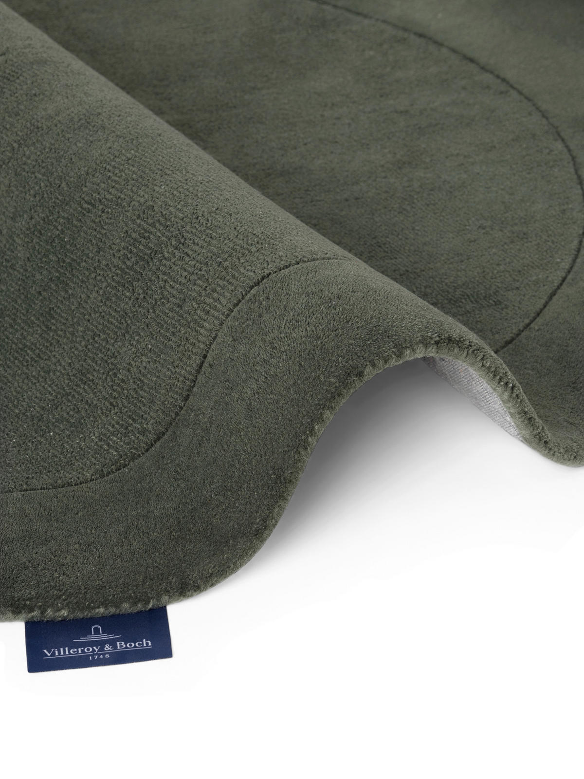 WOLLTEPPICH 200 cm Dunkelgrün rund  - Dunkelgrün, KONVENTIONELL, Textil (200cm) - Villeroy & Boch