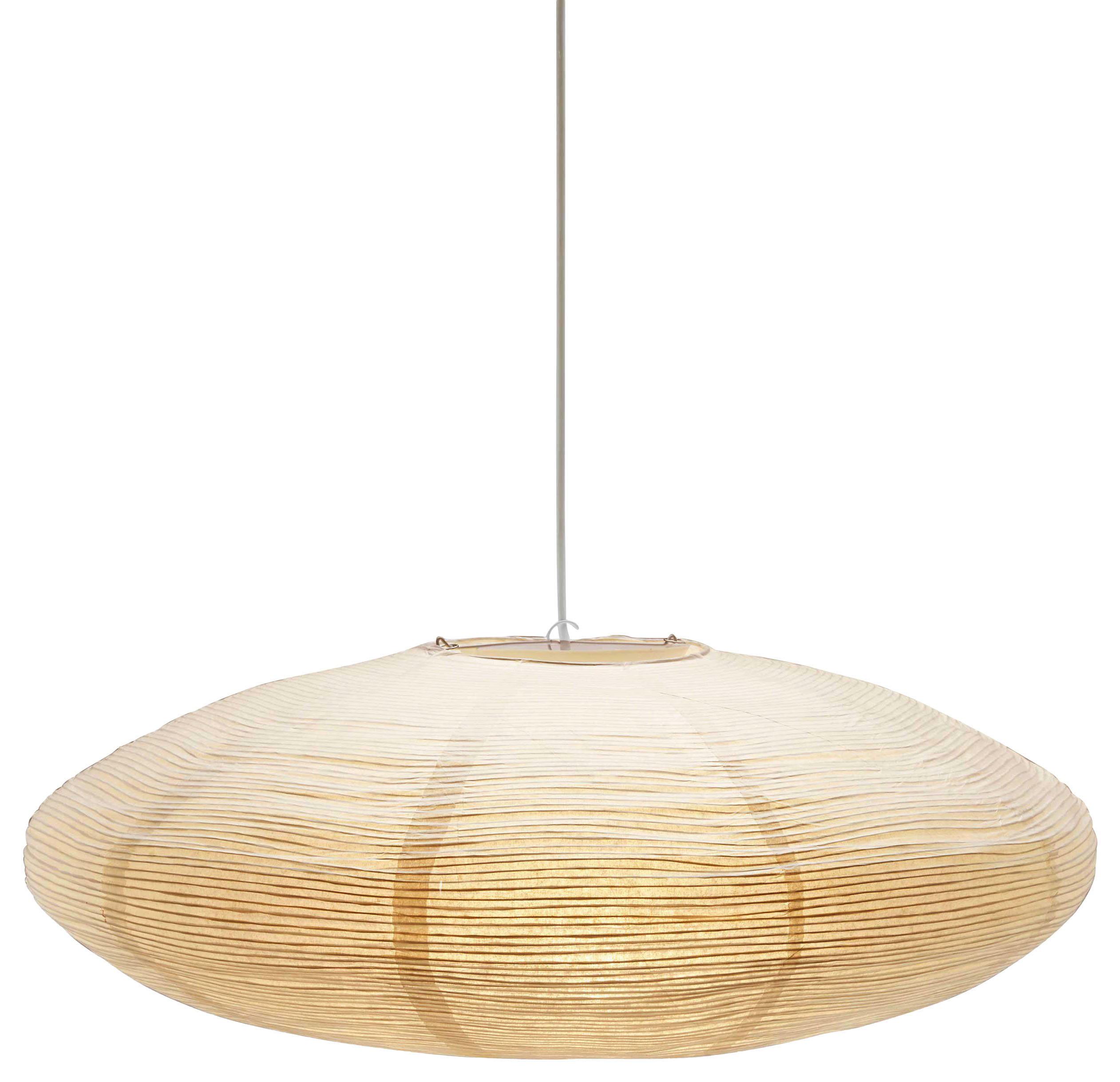 LEUCHTENSCHIRM Yuni 58/23 cm  - Beige, Natur, Papier (58/23cm) - PR Home