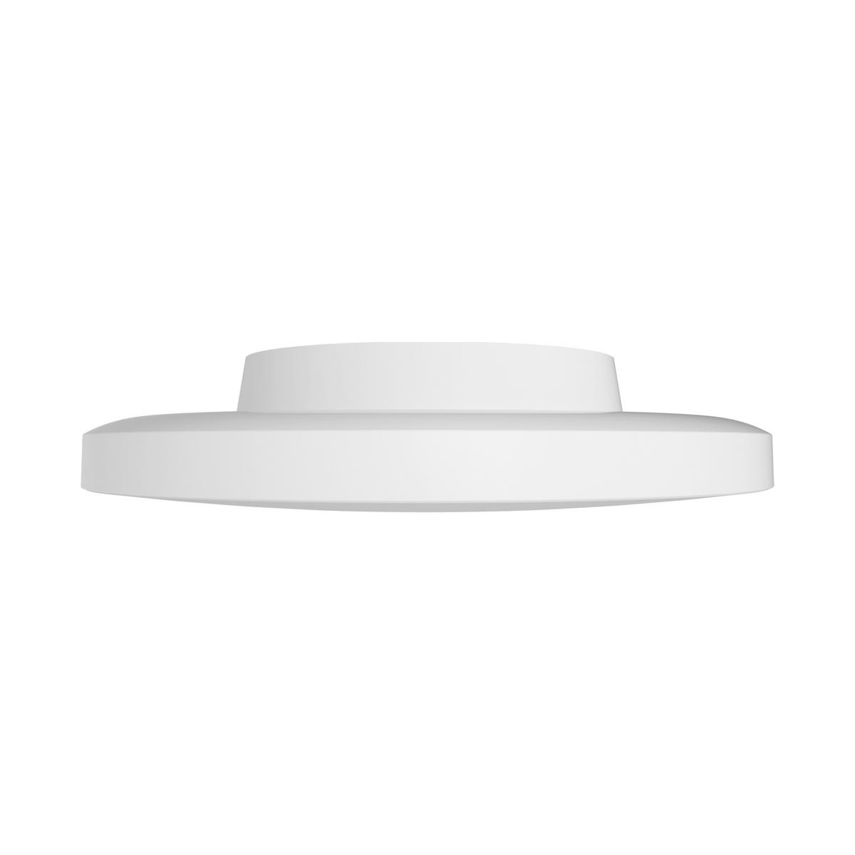 LED-DECKENLEUCHTE Serenova 28/6,5 cm   - Weiß, Design, Kunststoff (28/6,5cm) - Nordlux