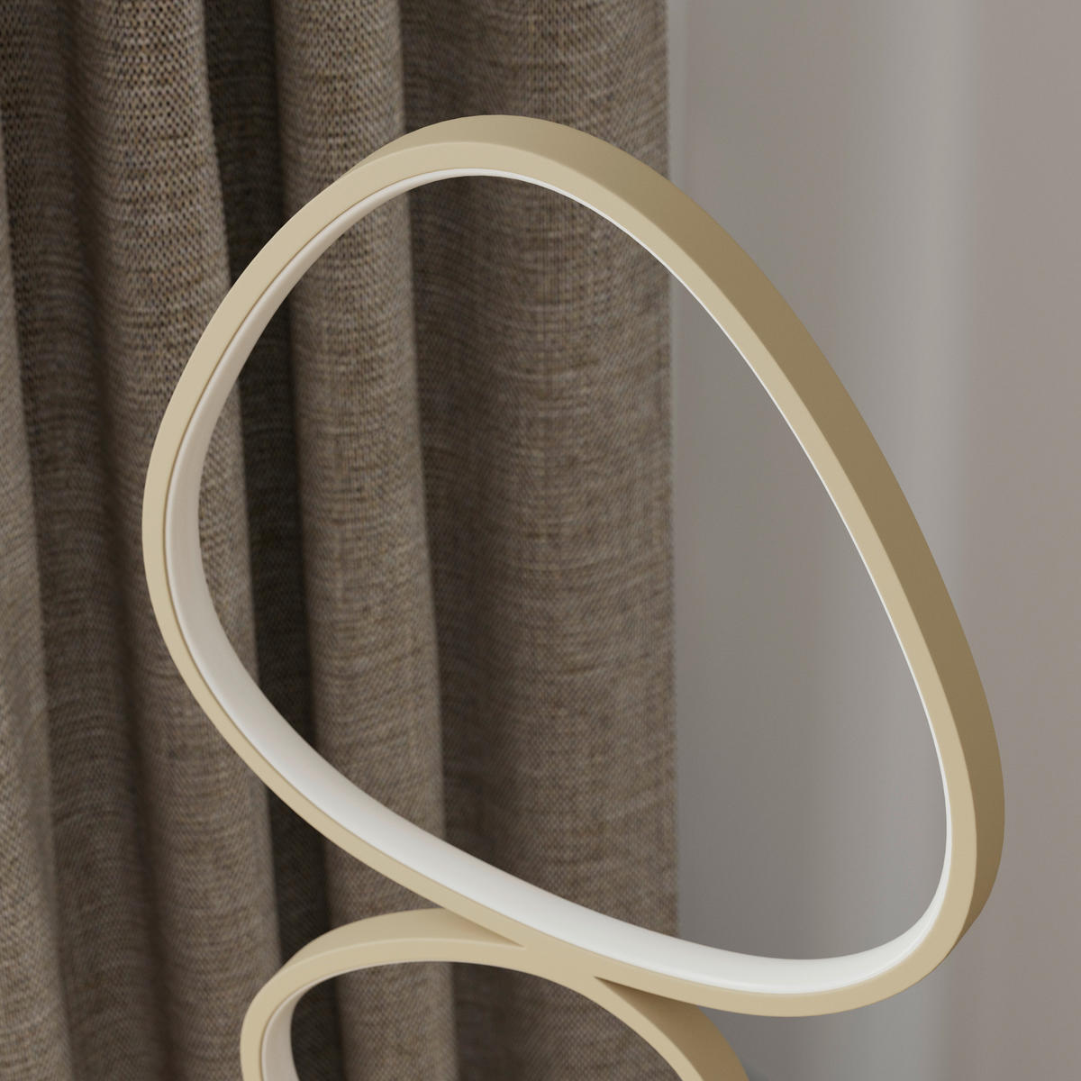 Lampadar Cu Led    - nisipiu, Design, plastic/metal (32,5l) - Novel