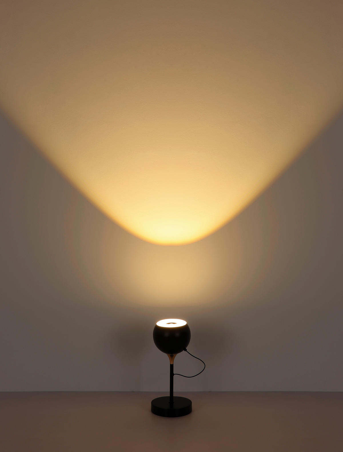 STOLNÍ LED LAMPA, 13/28,5 cm  - bílá/černá, Design, kov/plast (13/28,5cm) - Globo
