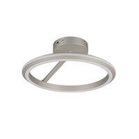 LED-DECKENLEUCHTE 45/18 cm  - Nickelfarben, Design, Metall (45/18cm) - Trio Leuchten