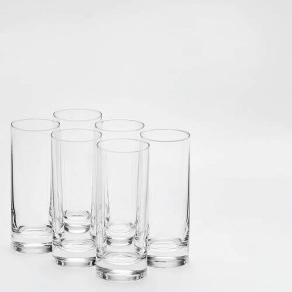 GLASSET Gina 6 delar  - klar, Basics, glas (6,5/17cm) - Van Well