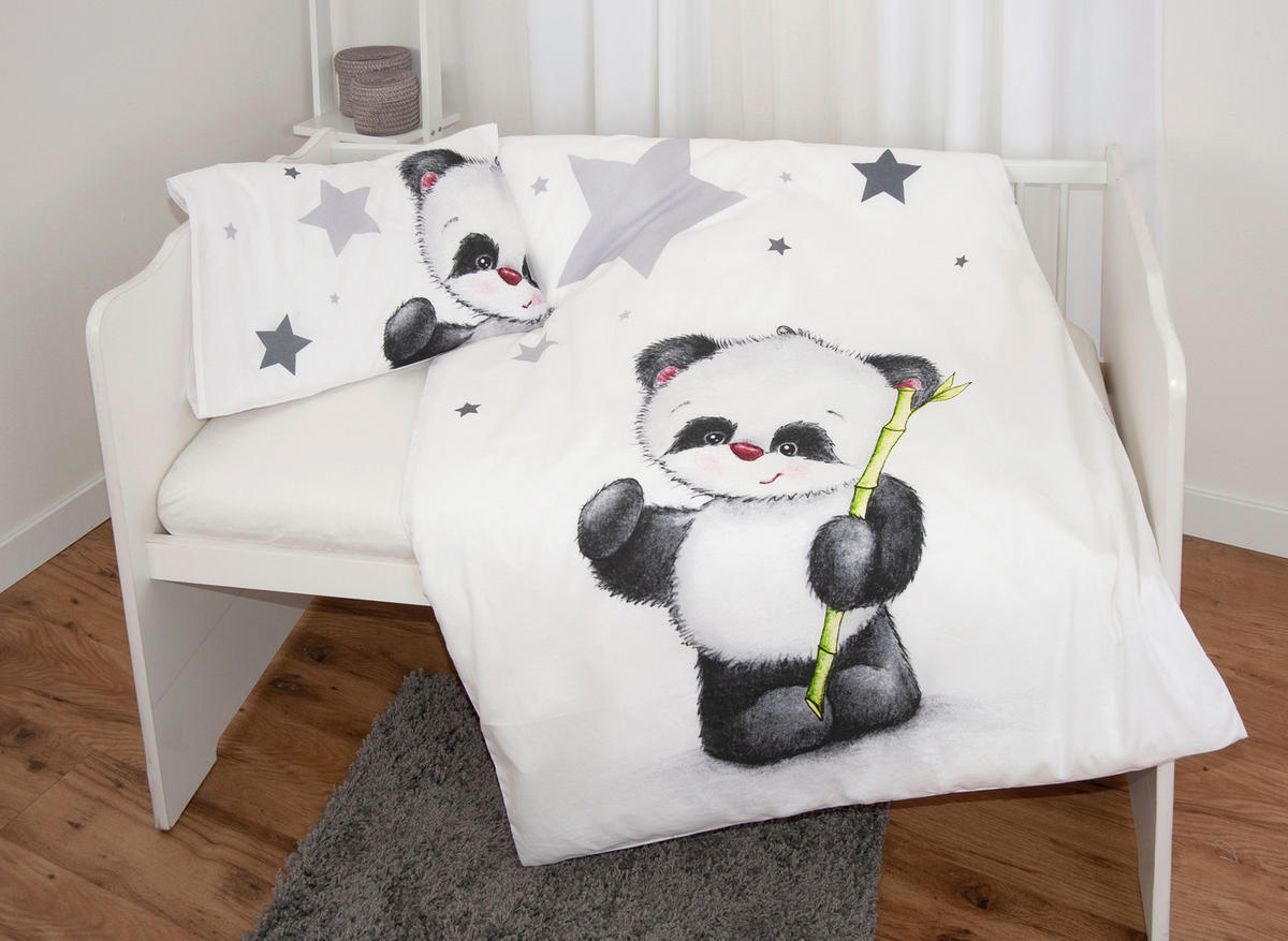 BABYBETTWÄSCHE 100/135 cm  - Weiß, Basics, Textil (100/135cm) - Herding