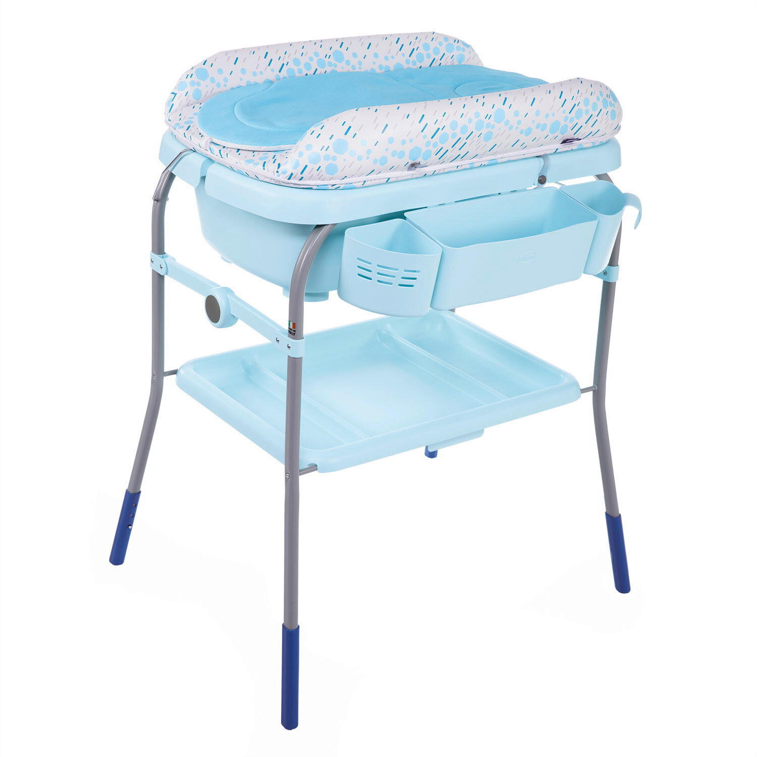 BABYBADEWANNE Cuddle & Bubble  - Blau, Basics, Kunststoff (63,5/103/82cm) - Chicco