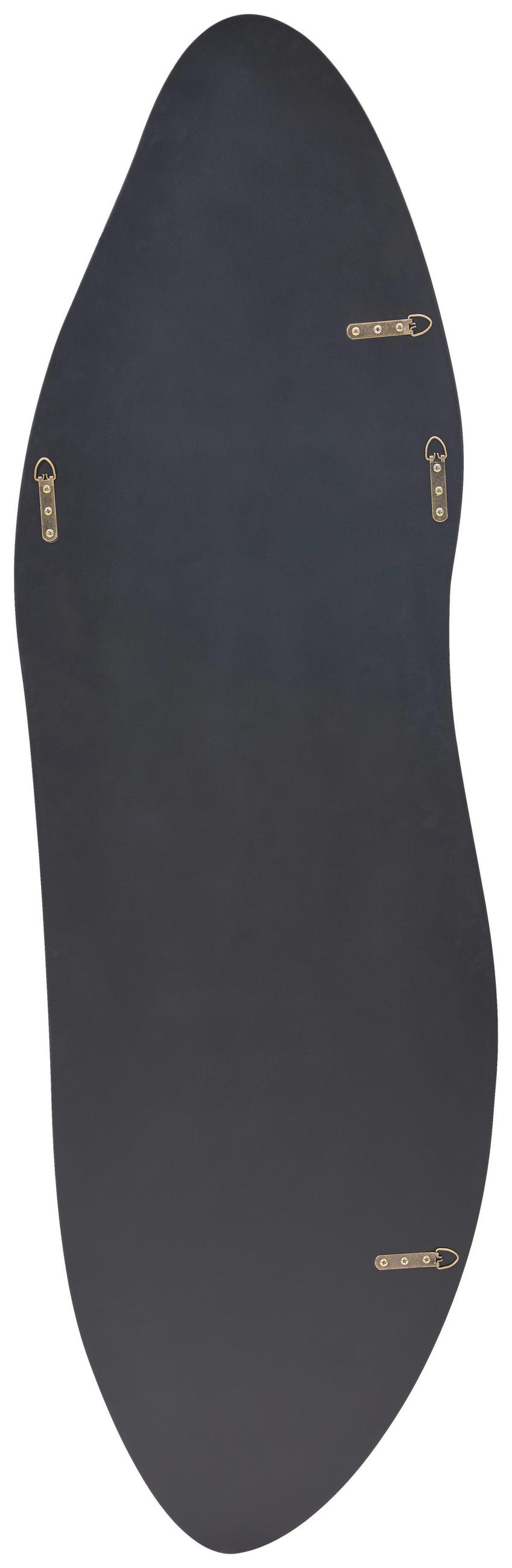 WANDSPIEGEL 49/160/3 cm    in organisch  - Klar/Schwarz, Design, Glas/Holzwerkstoff (49/160/3cm) - MID.YOU