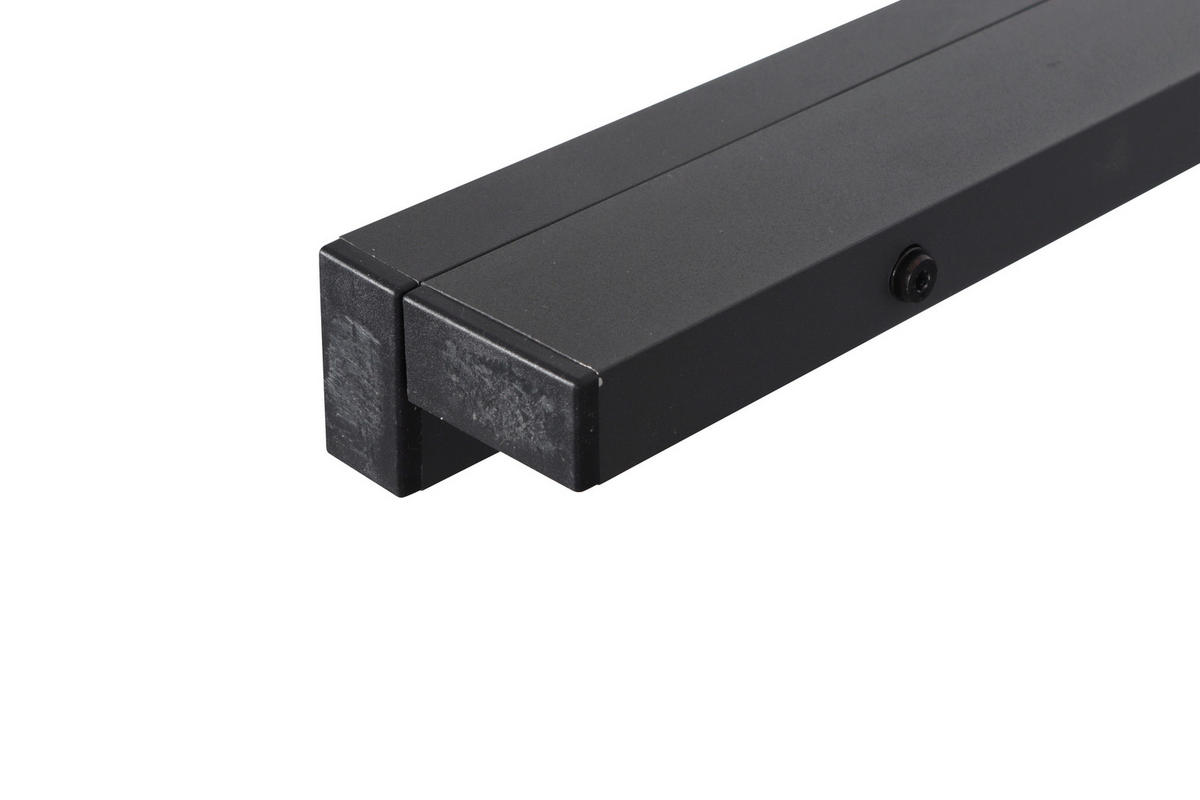 GARTENTISCH Metall, Kunststoff Grau, Dunkelgrau rechteckig  - Dunkelgrau/Grau, MODERN, Kunststoff/Metall (205/92/74cm) - Ambia Garden