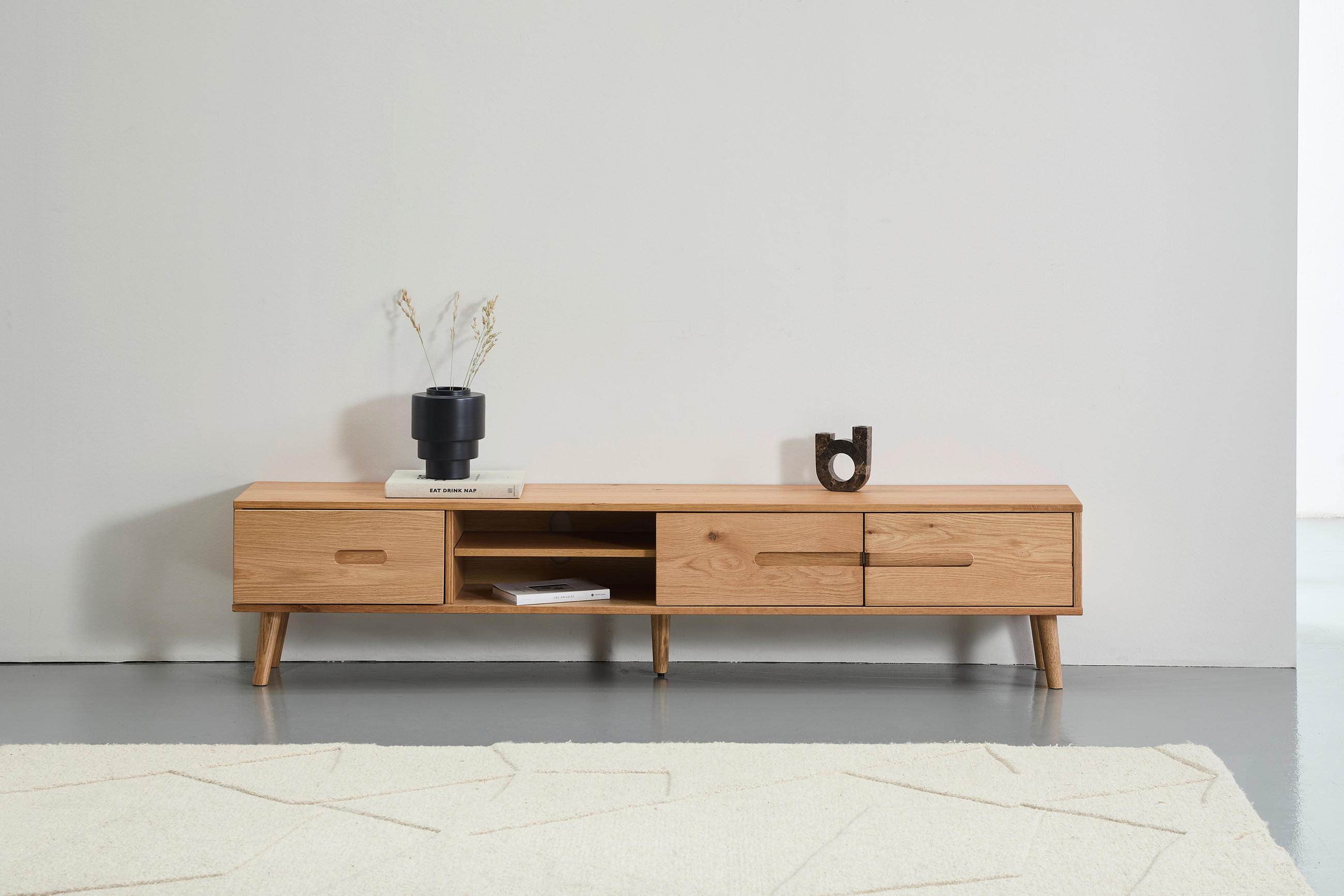 LOWBOARD  in 180/40/32 cm  - Naturfarben, LIFESTYLE, Holz/Holzwerkstoff (180/40/32cm) - MID.YOU