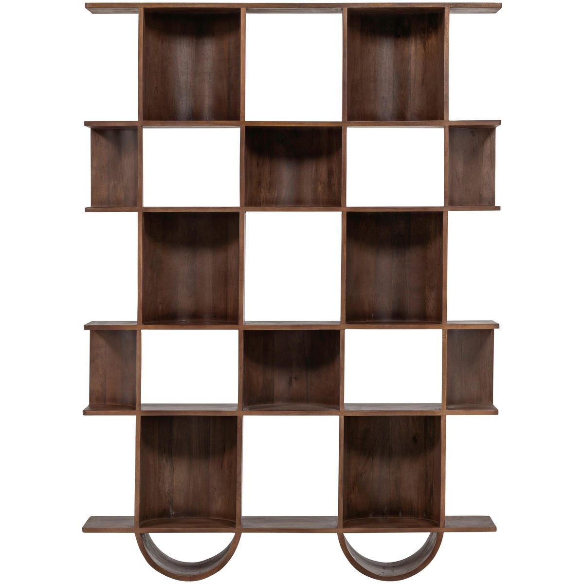 REGAL  130/180/35 cm Dunkelbraun  - Dunkelbraun, Design, Holz (130/180/35cm) - Livetastic