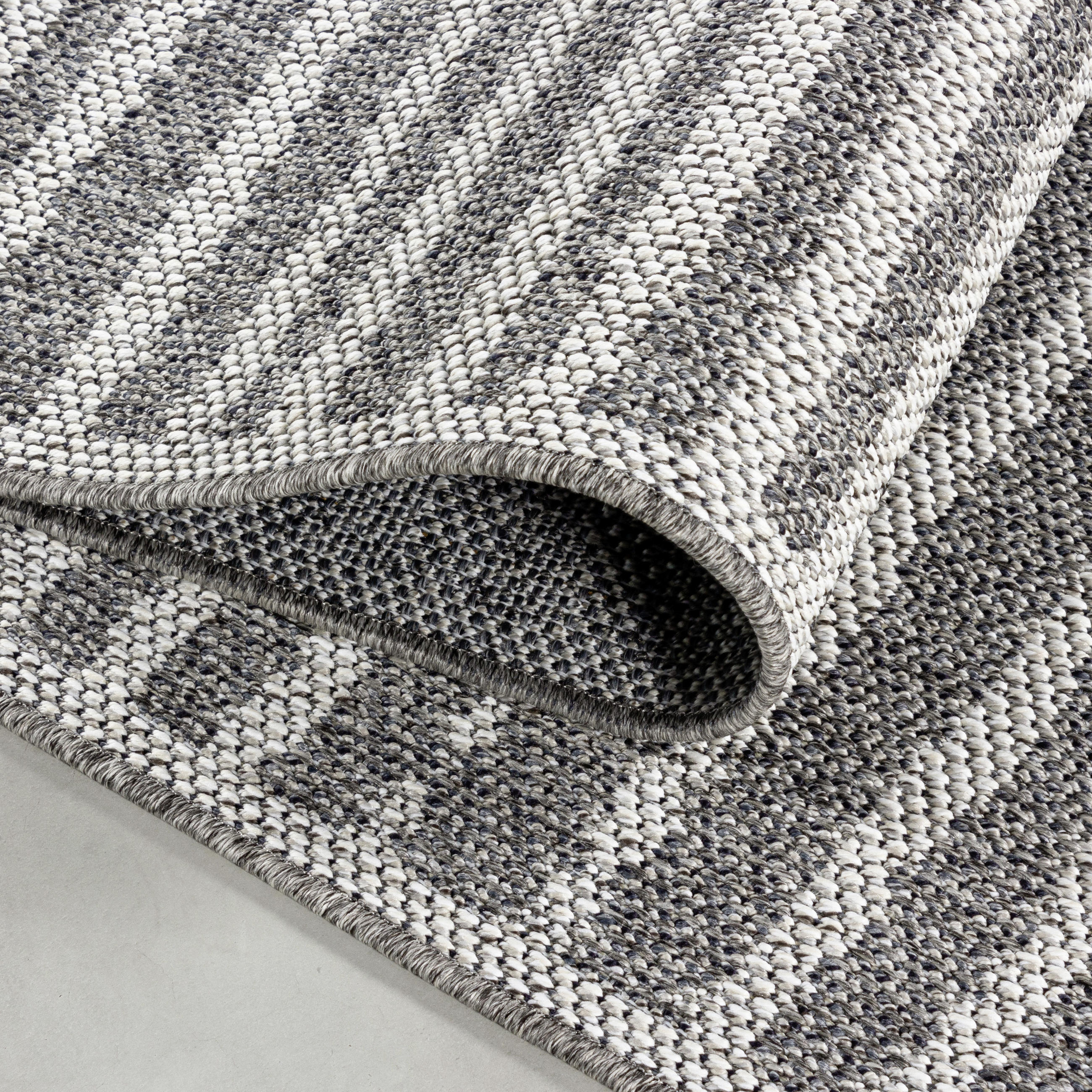 Thumbnail - Novel Läufer Aruba, Grau, Textil, Raute, rechteckig, 80x250 cm, Oeko-Tex® Standard 100, für Fußbodenheizung geeignet, sc...