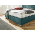 BOXSPRINGBETT 200/200 cm  in Petrol  - Chromfarben/Petrol, KONVENTIONELL, Textil (200/200cm) - Dieter Knoll