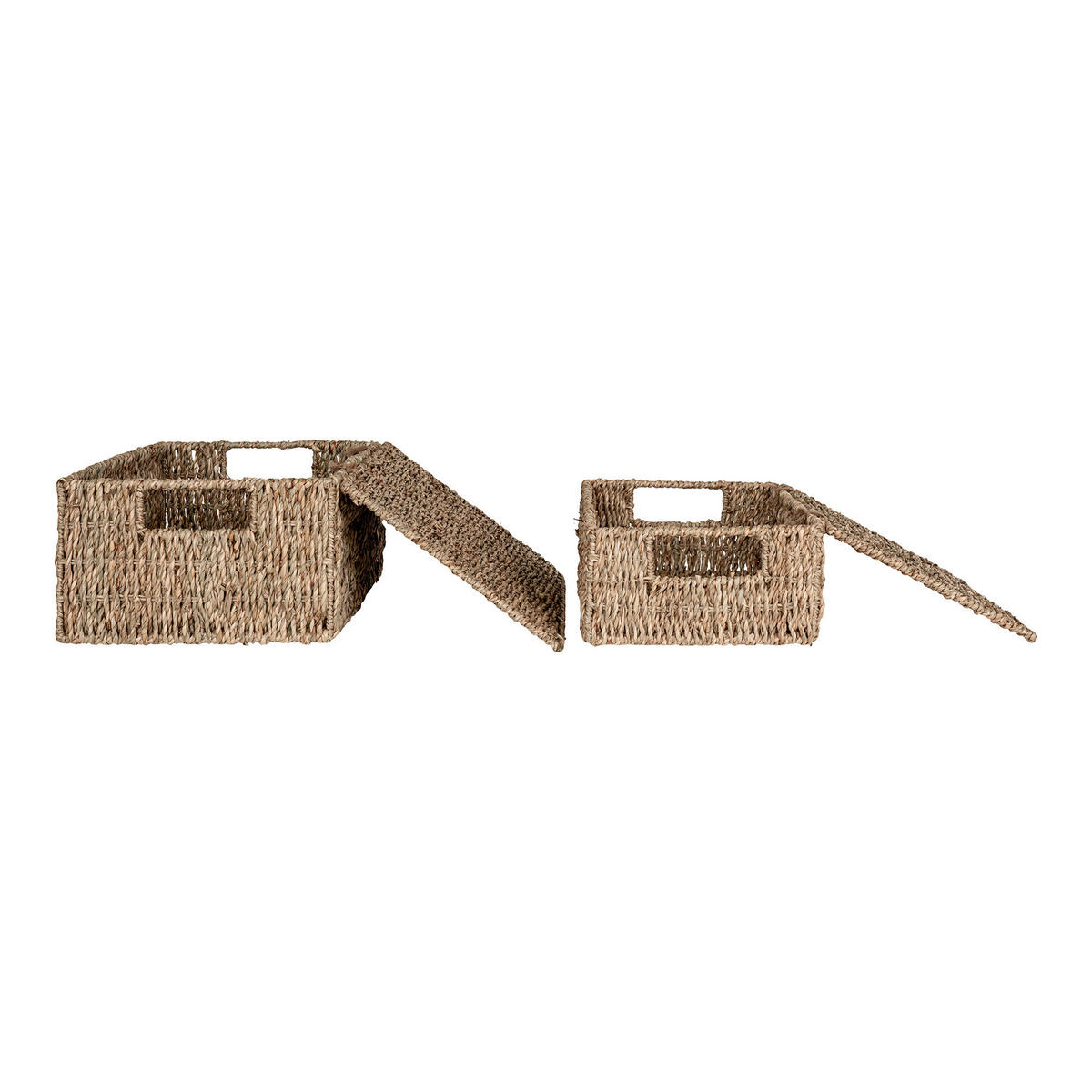KORBSET  - Braun, Design, Holz (28/20/11cm)