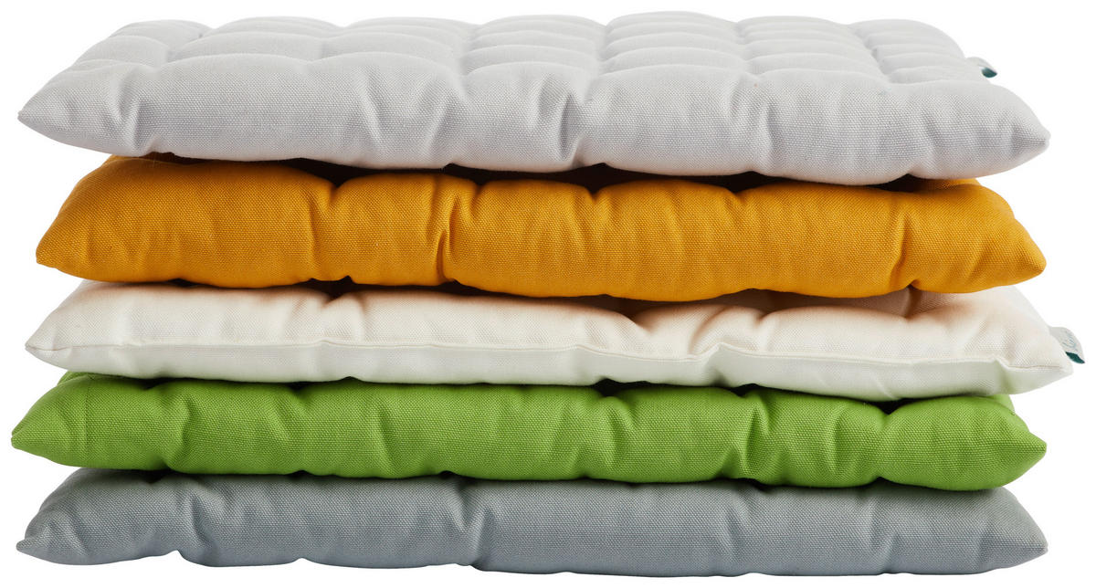 SITZKISSEN 38/38/4 cm  - Creme, Basics, Textil (38/38/4cm) - Bio:Vio