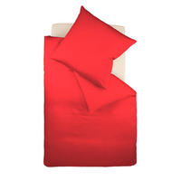 BETTWÄSCHE Satin 155/220 cm  - Rot, Basics, Textil (155/220cm) - Fleuresse