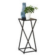 BLUMENSTÄNDER Metall  - Schwarz, LIFESTYLE, Metall (25/25/60cm) - Landscape