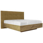BOXSPRINGBETT 180/200 cm  in Goldfarben, Wildeiche  - Wildeiche/Goldfarben, Natur, Holz/Textil (180/200cm) - Valnatura