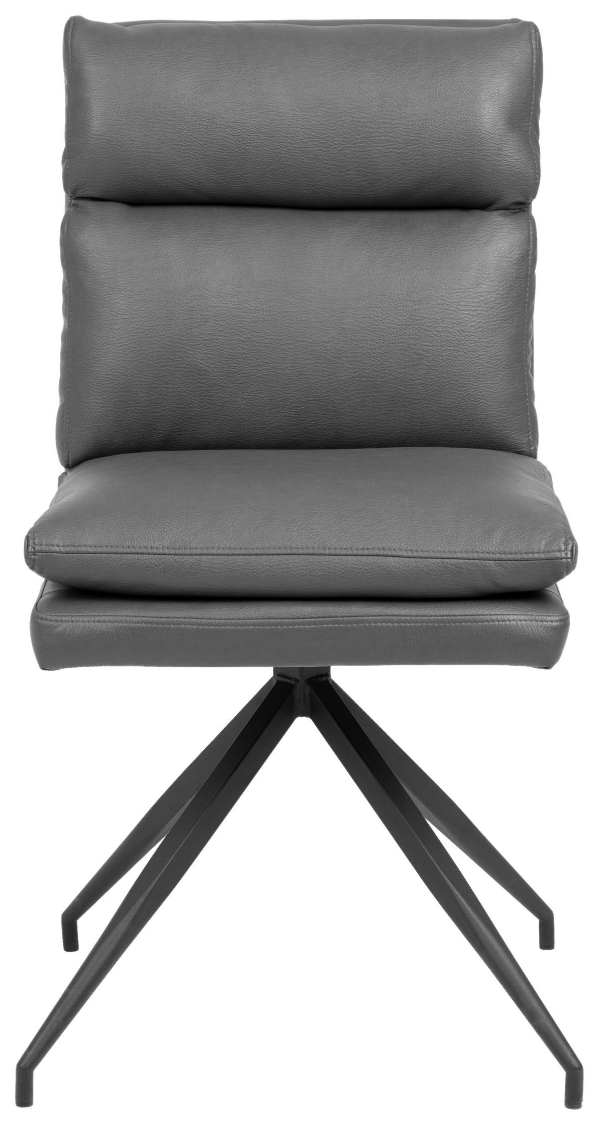 STOLICA  siva       - siva/crna, Lajfstajl, drvo/metal (45/83/49cm) - Livetastic