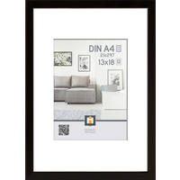 RÁM NA OBRAZY, 1 foto 21 cm x 29,7 cm - černá, Basics, plast (23/32/2,5cm)