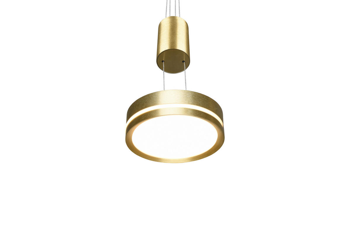 LED-HÄNGELEUCHTE 14/150 cm    - Messingfarben, Basics, Metall (14/150cm) - Trio Leuchten