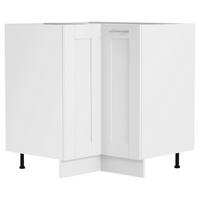 HÖRNBÄNKSKÅP 76/82/76 cm  i vit  - vit, Trend, trämaterial/plast (76/82/76cm) - MID.YOU