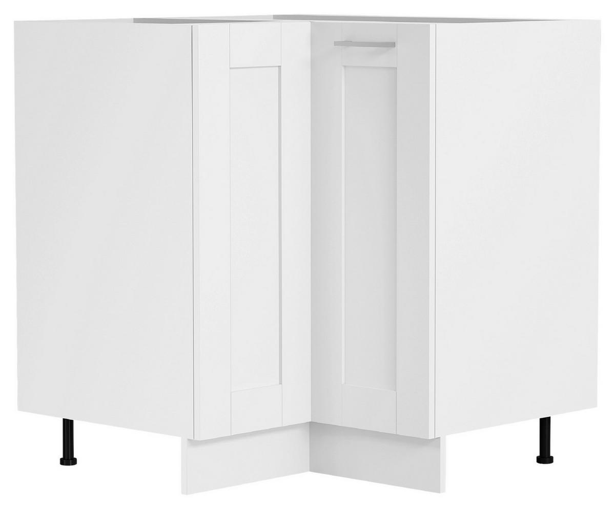 HÖRNBÄNKSKÅP 76/82/76 cm  i vit  - vit, Trend, trämaterial/plast (76/82/76cm) - MID.YOU