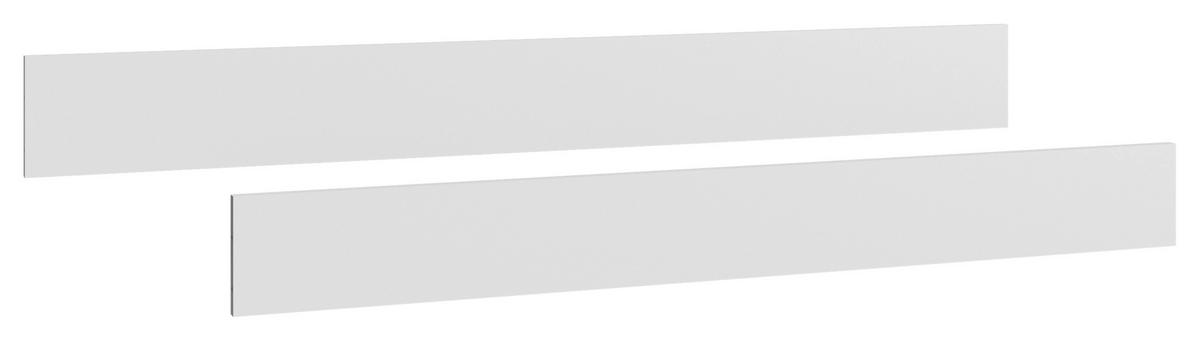 BOČNICE POSTELE,  - bílá, Moderní, kompozitní dřevo (139/15/2cm) - MID.YOU