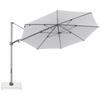 AMPELSCHIRM 340 cm Hellgrau  - Silberfarben/Hellgrau, Basics, Textil/Metall (340/340cm) - KNIRPS