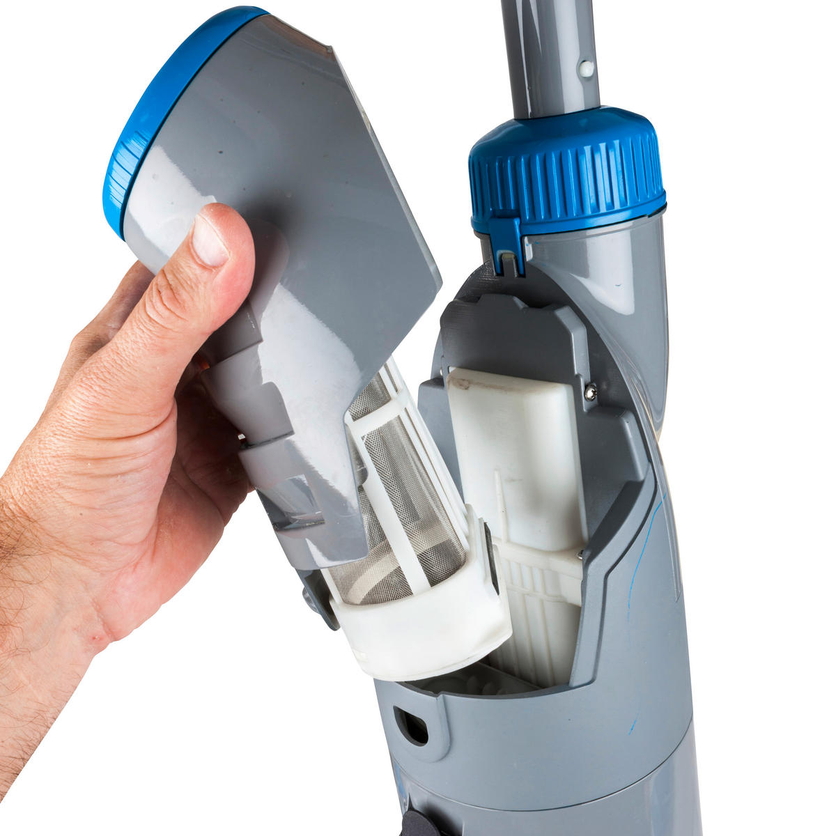 POOLSAUGER VCB50P 2021  - Grau, KONVENTIONELL, Kunststoff (87/30/21cm) - Gre