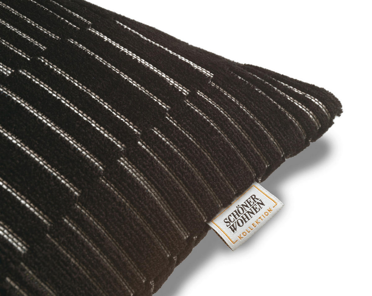 KISSENHÜLLE SW-MUTE 43/43 cm  - Beige/Schwarz, Basics, Textil (43/43cm) - Schöner Wohnen