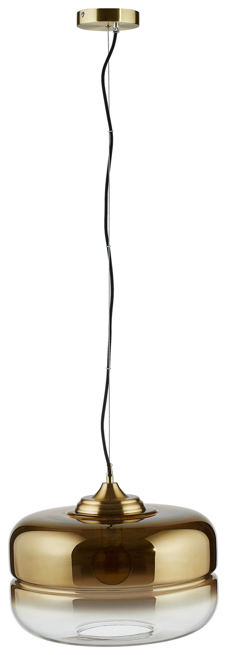HÄNGELEUCHTE 40/25,5 cm   - Goldfarben, Trend, Glas (40/25,5cm) - Light & Living