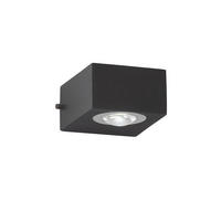 LED-AUSSENLEUCHTE - Schwarz, Design, Metall (8,3/5,3cm) - Fischer & Honsel