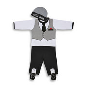 SOUPRAVA DĚTSKÉHO OBLEČENÍ - šedá/bílá, Basics, textil - My Baby Lou