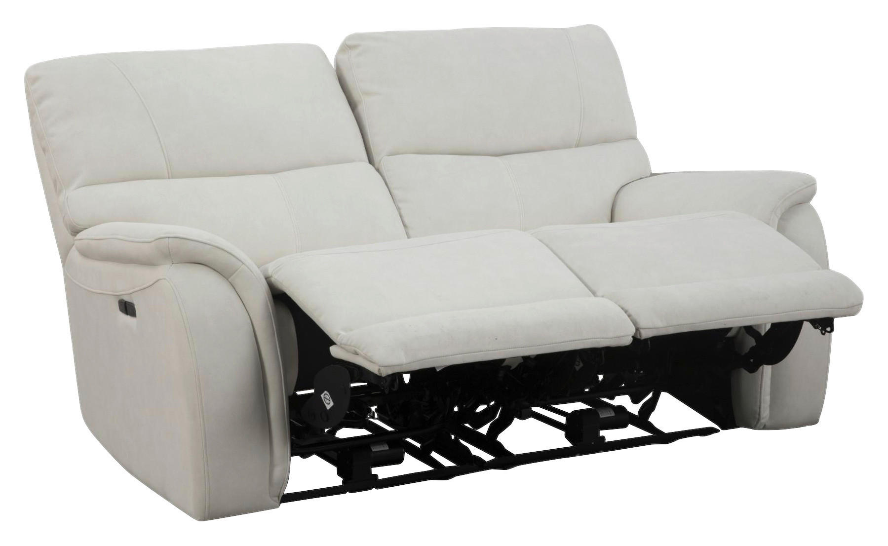 DVOSJED tekstil  krem    - crna/krem, Konvencionalno, tekstil/metal (163/99/98cm) - Livetastic