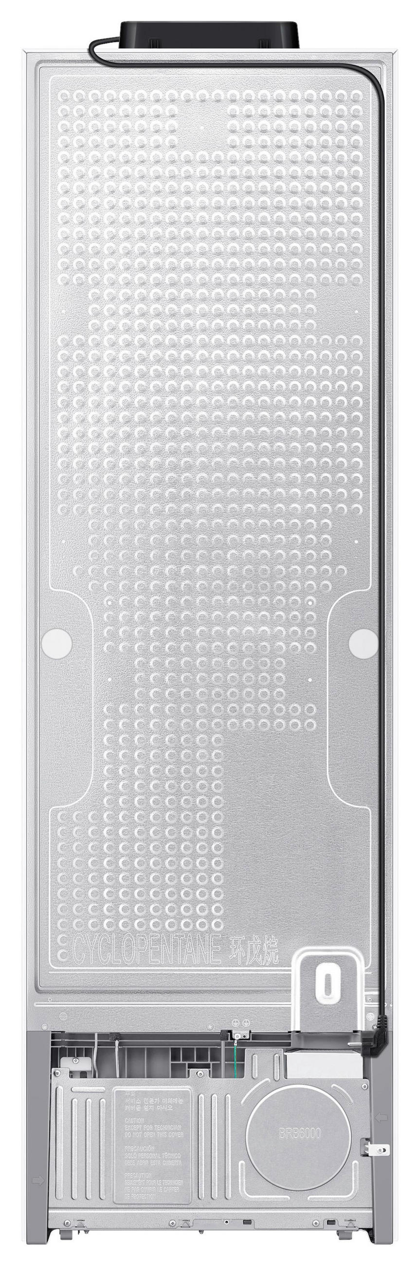 KÜHL-GEFRIER-KOMBINATION 54,0/177,5/55,0 cm BRB80F26ADF0EF  - Weiß, Basics, Glas/Kunststoff (54,0/177,5/55,0cm) - Samsung