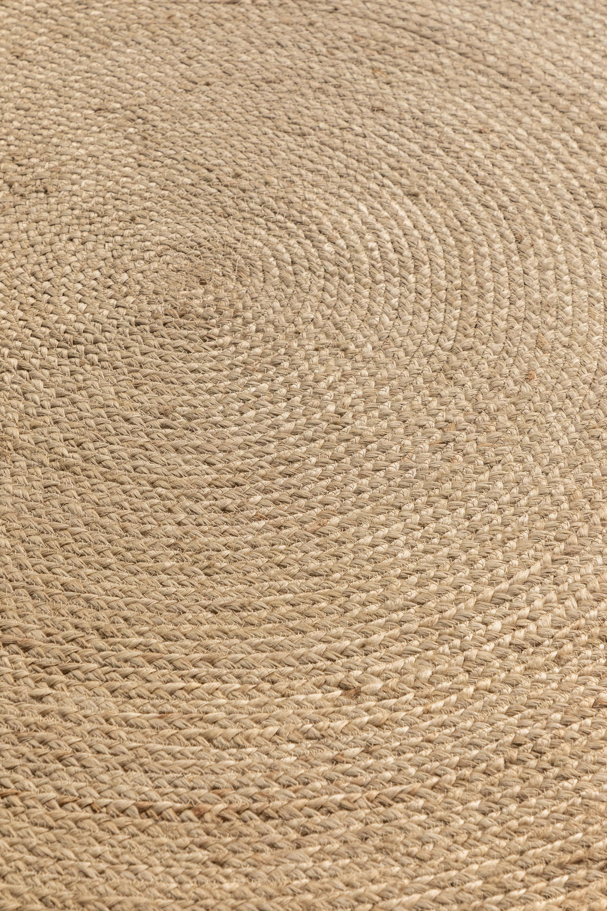 JUTETEPPICH 140 cm Jute Braided Champagner  - Champagner, Design, Textil (140cm)