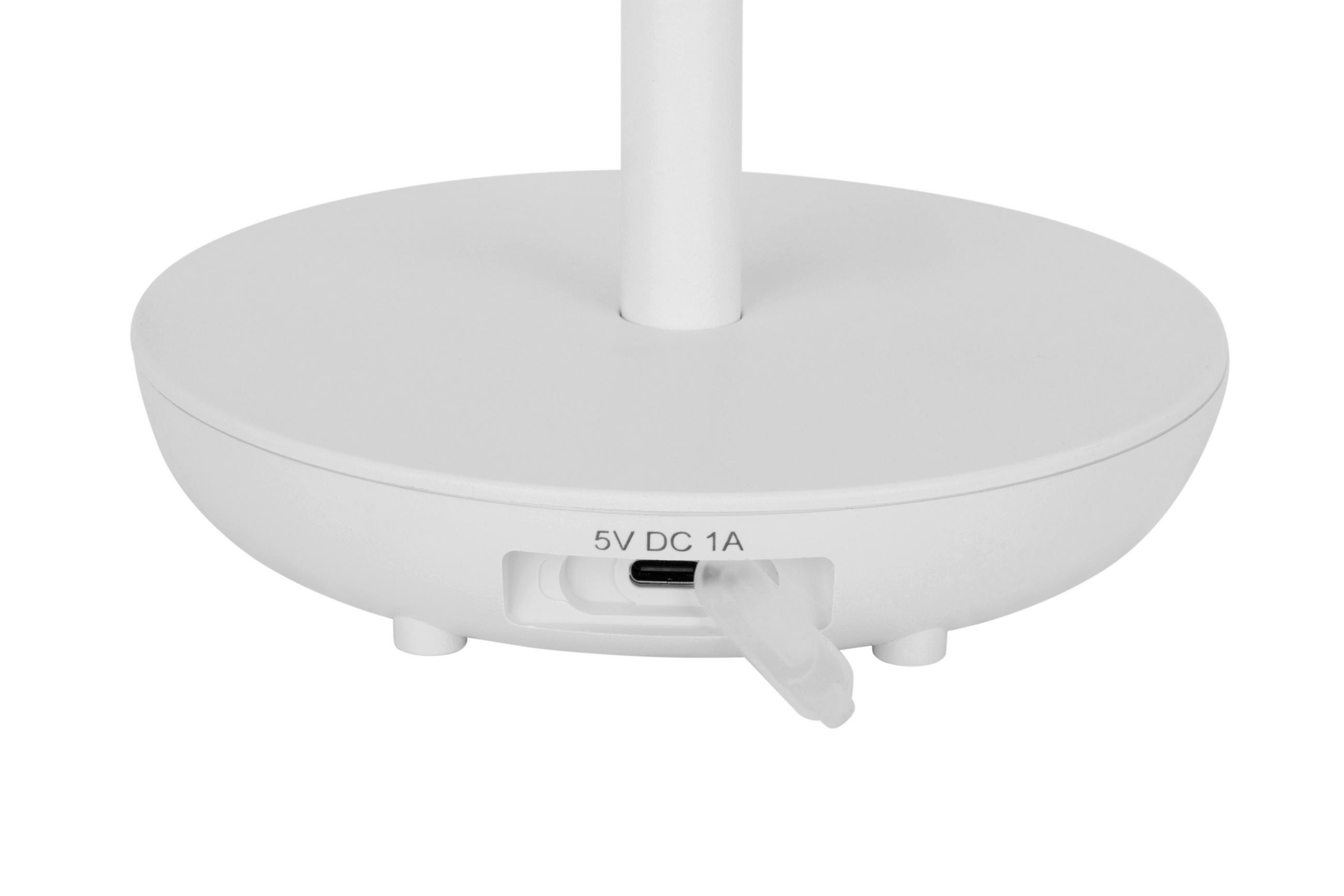 SOLÁRNÍ SVÍTIDLO, 18/29,1 cm - bílá, Basics, kov/plast (18/29,1cm) - Ambia Garden