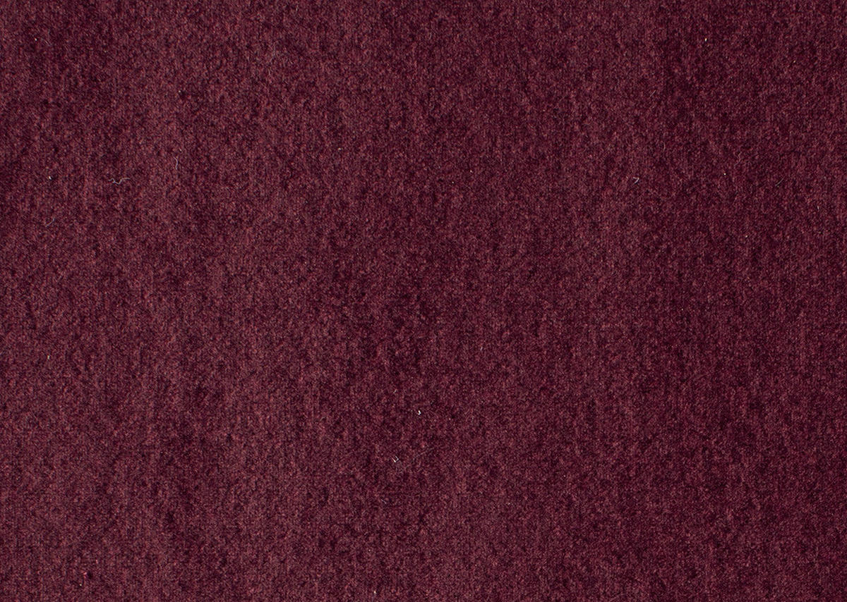 ECKSOFA in Samt, Webstoff Bordeaux  - Bordeaux/Schwarz, Design, Textil/Metall (177/270cm) - Welnova