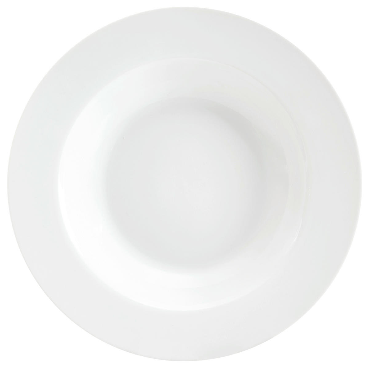 HLUBOKÝ TALÍŘ, keramika, 22 cm - bílá, Basics, keramika (22cm) - Boxxx