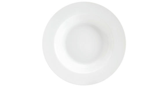 SUPPENTELLER 22 cm   - Weiß, Basics, Keramik (22cm) - Boxxx