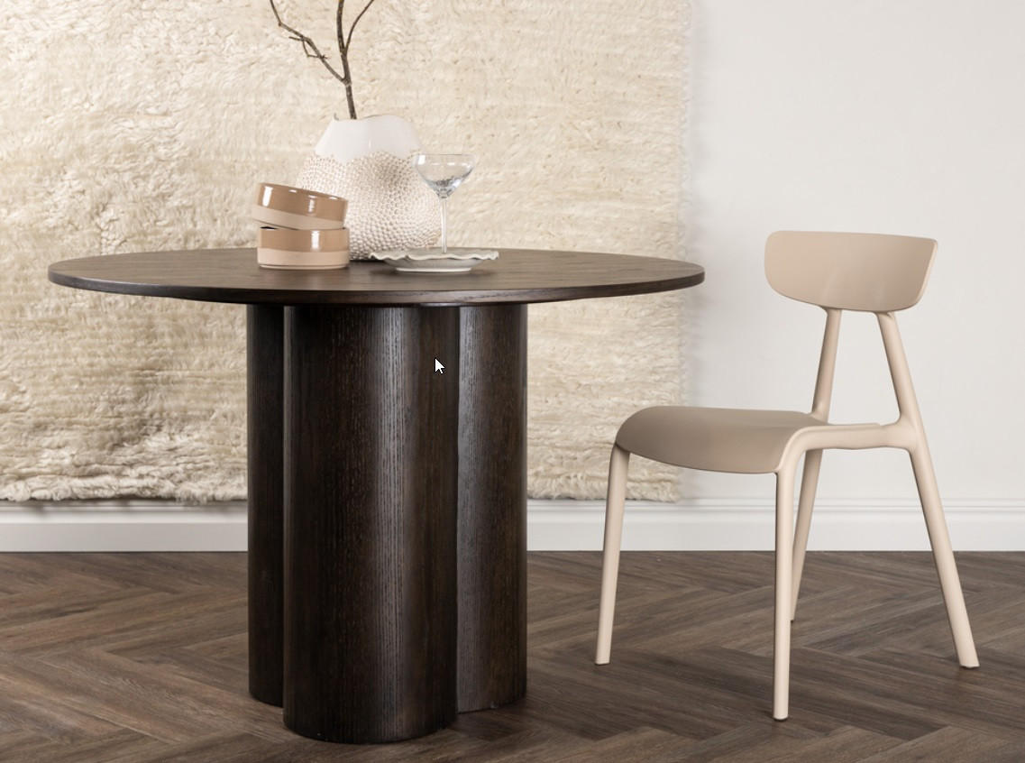 MATBORD i trä 110/110/75 cm   - mörkbrun, Design, trä (110/110/75cm) - Best Price