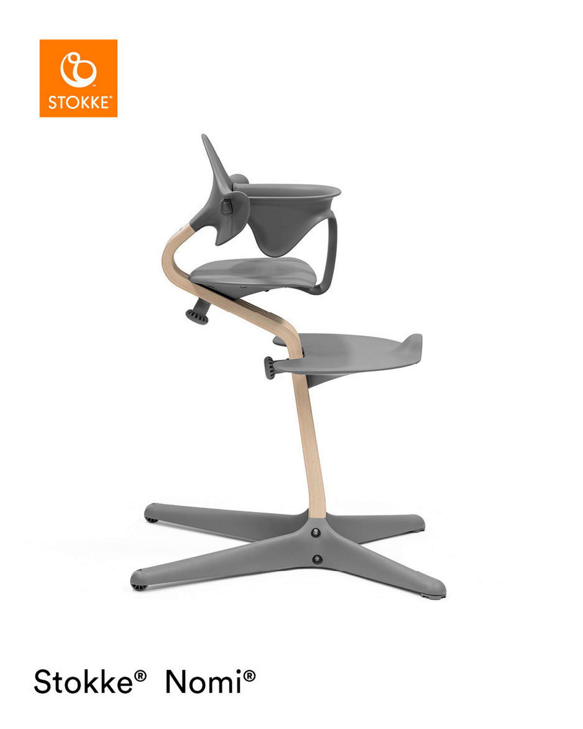 BABY SET Nomi  - Hellgrau/Grau, Basics, Kunststoff (22/23/29cm) - Stokke