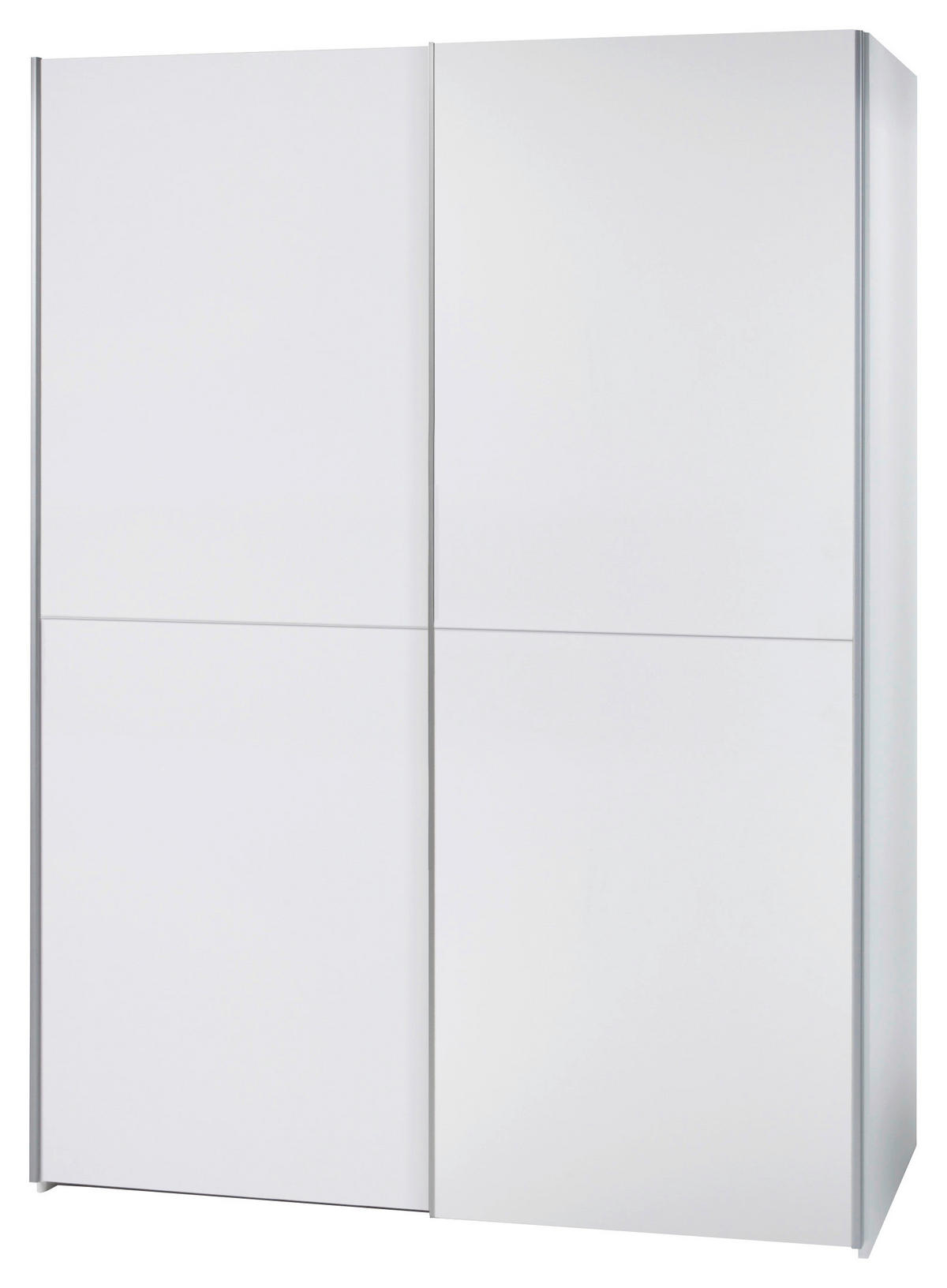 ORMAR S KLIZNIM VRATIMA bijela   - bijela/boje hrasta, Design, drvni materijal/metal (170/195/59cm) - P & B