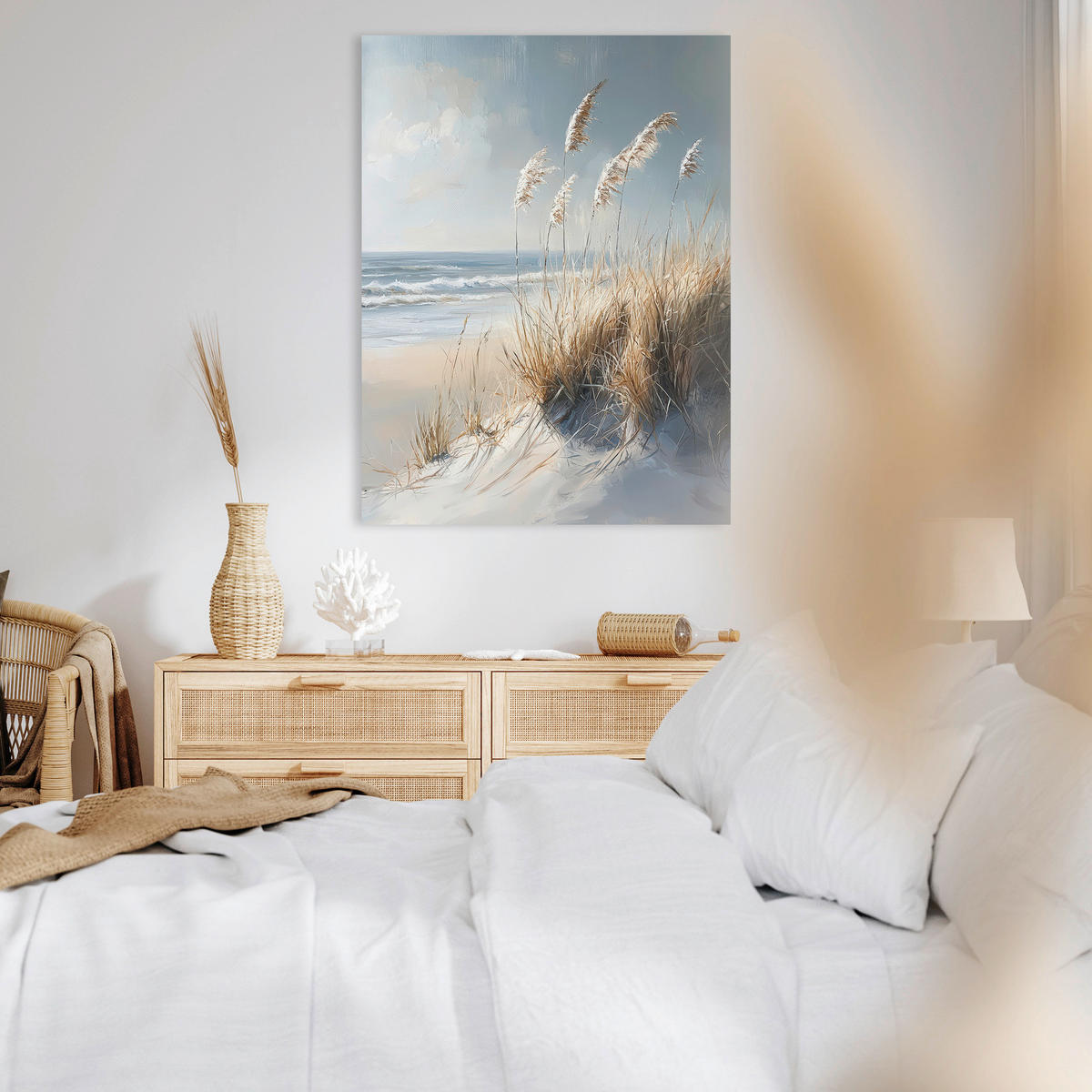 LEINWANDBILD Landschaft & Natur, Strand & Meer 60/80 cm  - Multicolor, Basics, Holz/Textil (60/80cm)