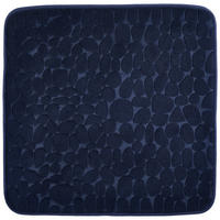BADEMATTE Blau 60/60 cm  - Blau, Trend, Kunststoff/Textil (60/60cm) - Esposa