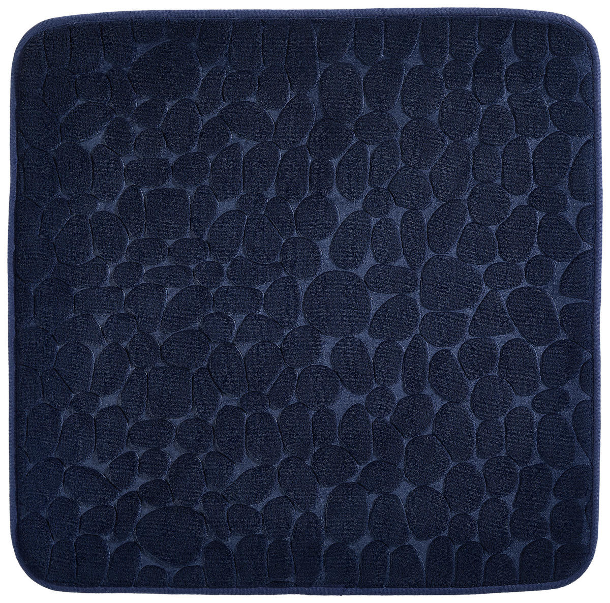 BADEMATTE Blau 60/60 cm  - Blau, Trend, Kunststoff/Textil (60/60cm) - Esposa