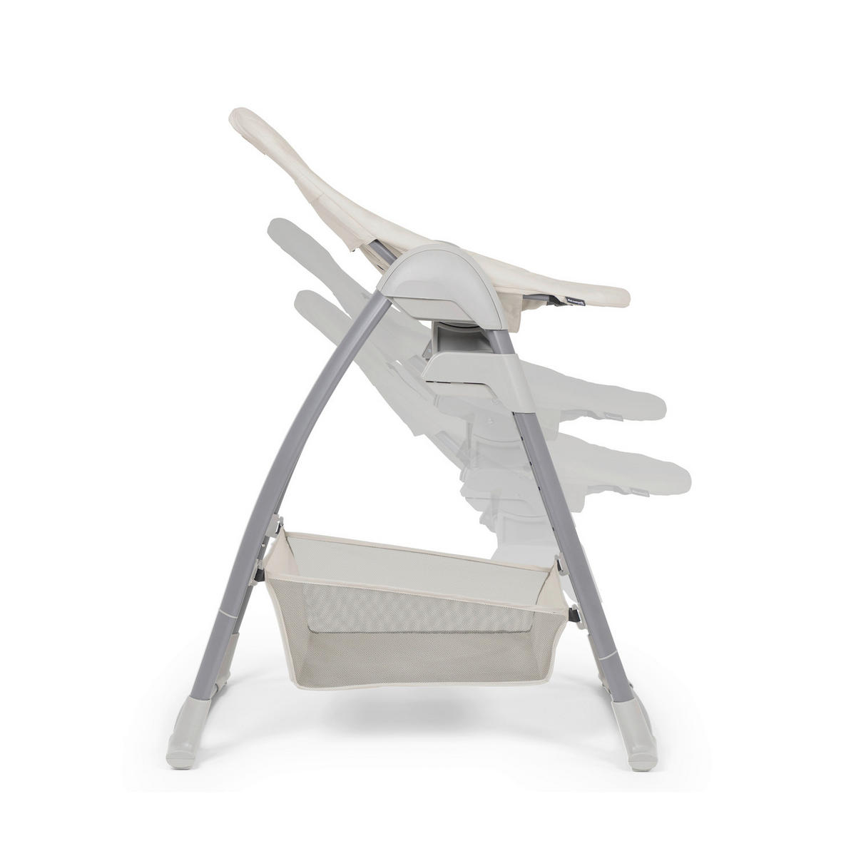 HOCHSTUHL-SET Sit N Relax 3in1  - Beige, Basics, Kunststoff/Textil (56/106/85cm) - Hauck