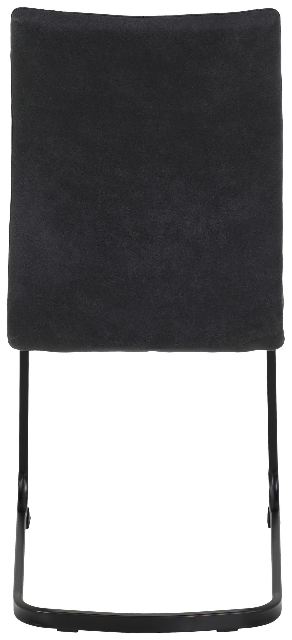 SCHWINGSTUHL  in Mikrofaser  - Anthrazit, Trend, Textil/Metall (42/89/59cm) - Carryhome