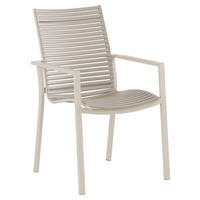 STAPELSTUHL Aluminium Sandfarben  - Sandfarben, KONVENTIONELL, Kunststoff/Metall (57,5/92/60cm) - Ambia Garden