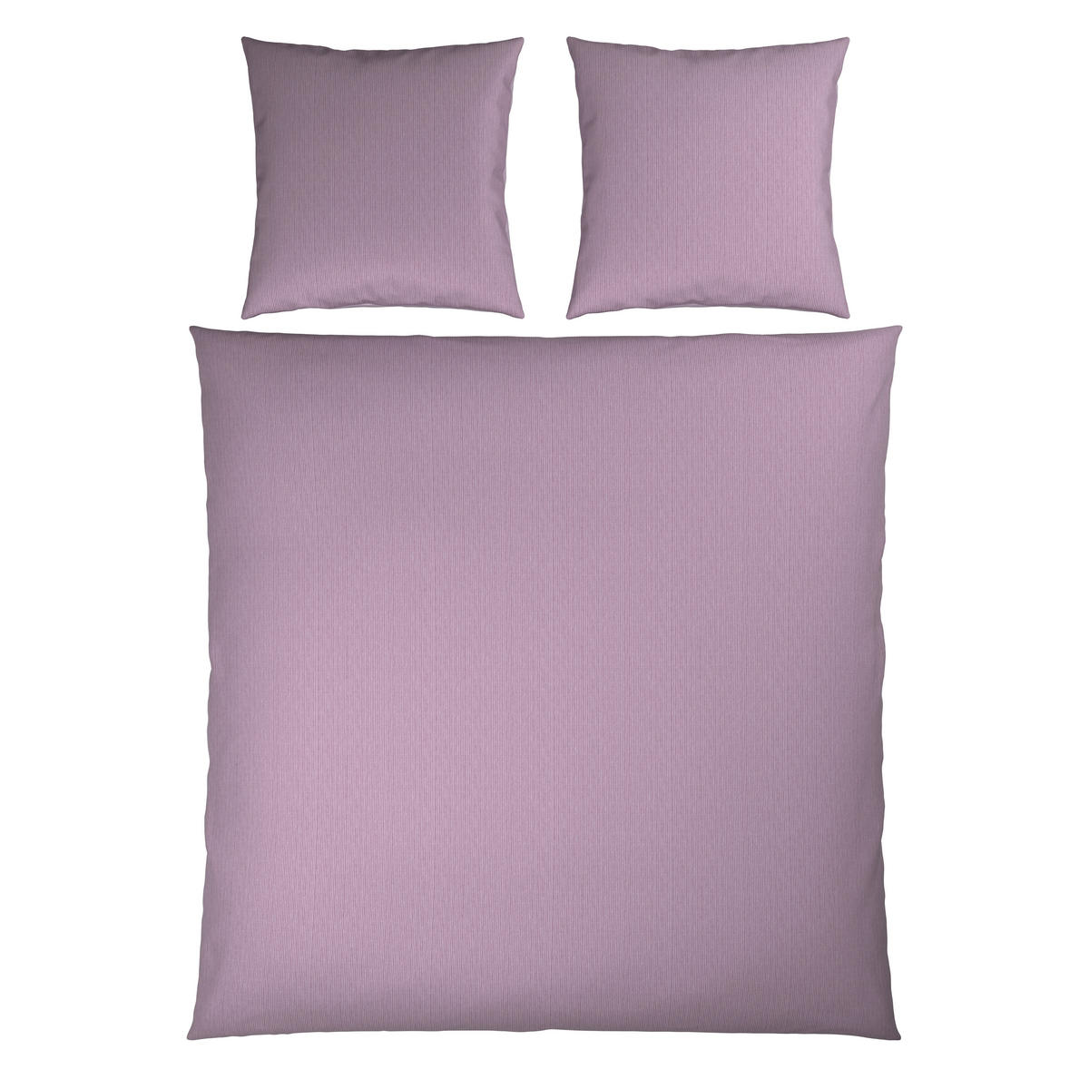 WENDEBETTWÄSCHE Satin 200/200 cm  - Mauve, Textil (200/200cm) - Bio:Vio